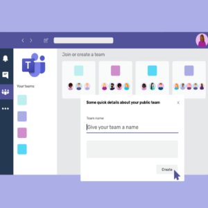 create a team in Microsoft Teams