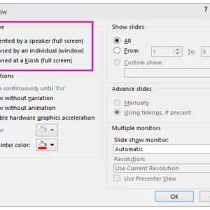 how to create PowerPoint loop