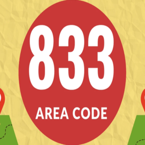 833 area code
